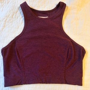 Outdoor Voices Athena Crop Top Plum size Small